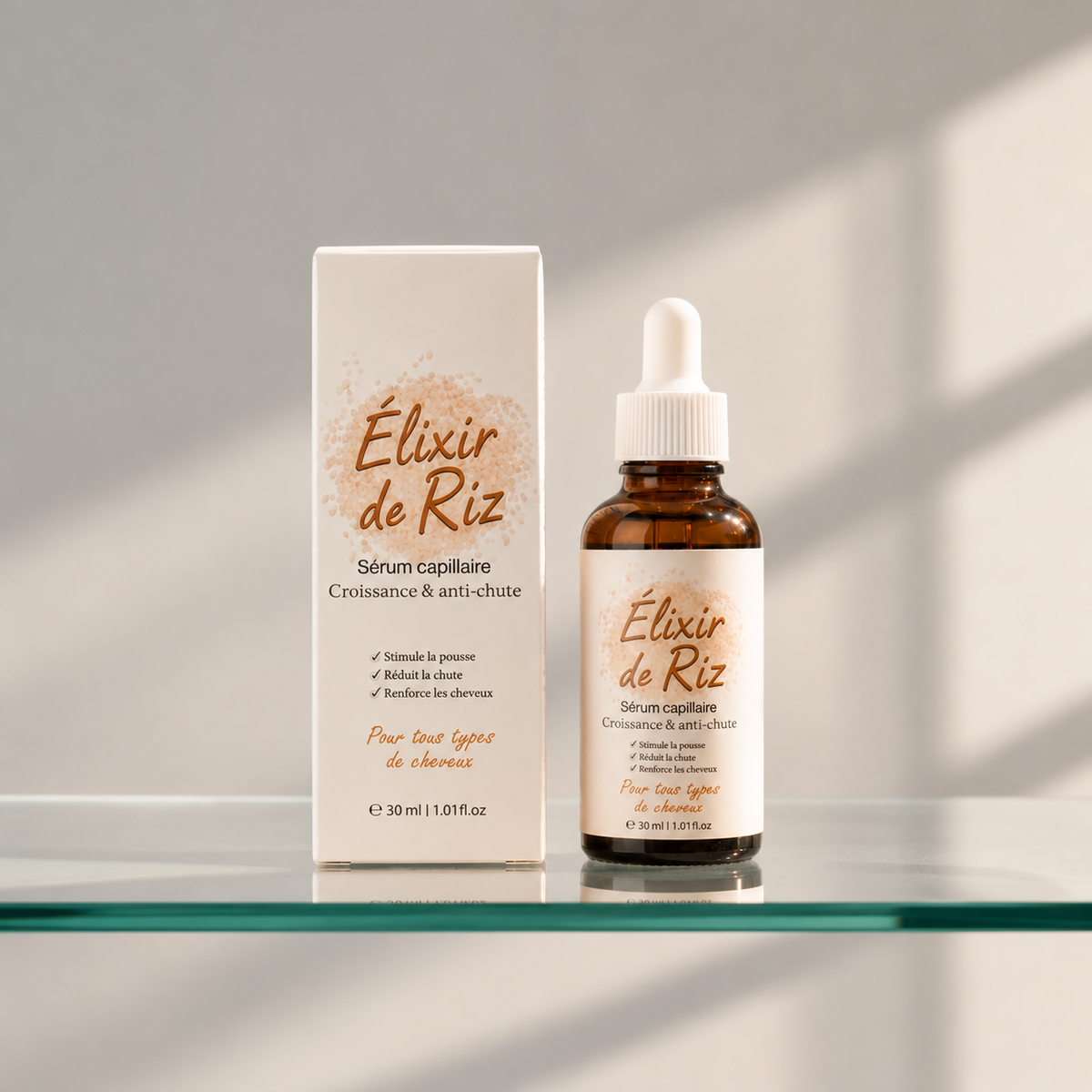 Élixir de Riz Sérum capillaire fortifiant